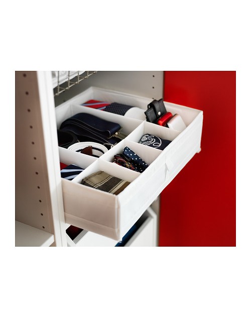 NGĂN VẢI CHIA ĐỒ THÔNG MINH SKUBB IKEA - TRẮNG 44x34x11 cm