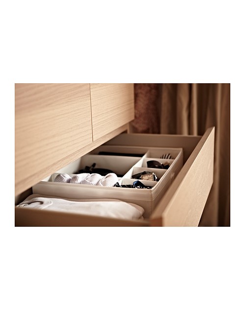 NGĂN VẢI CHIA ĐỒ THÔNG MINH SKUBB IKEA - TRẮNG 44x34x11 cm