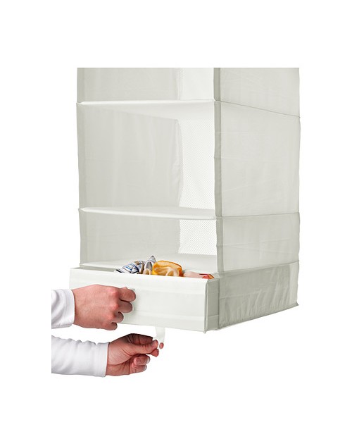 NGĂN VẢI CHIA ĐỒ THÔNG MINH SKUBB IKEA - TRẮNG 44x34x11 cm