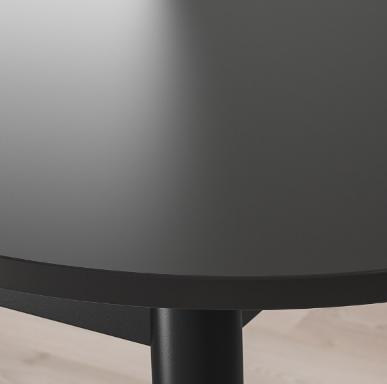 BÀN ĂN VEDBO IKEA - ĐEN 160x95cm