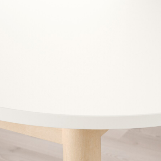 BÀN ĂN VEDBO IKEA - TRẮNG 160x95cm