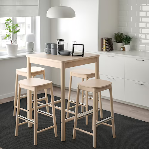 BÀN BAR RÖNNINGE IKEA - MÀU GỖ 75x75 cm