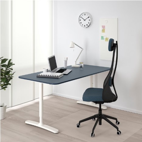 BÀN BEKANT IKEA - XANH/TRẮNG 160x80 cm