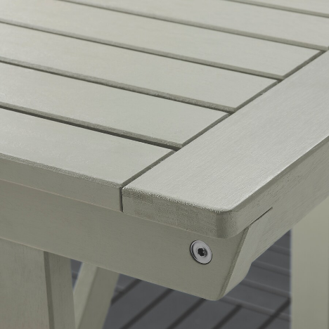 BÀN NGOÀI TRỜI BONDHOLMEN IKEA - XÁM 116x72 cm