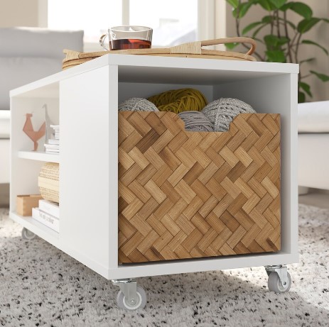 BÀN CÀ PHÊ VIHALS IKEA - TRẮNG 91x37 cm