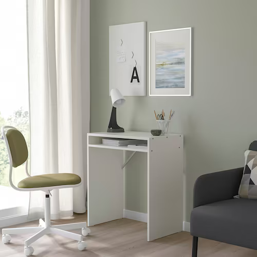 BÀN CÓ KỆ TORALD IKEA - TRẮNG 65x40 cm