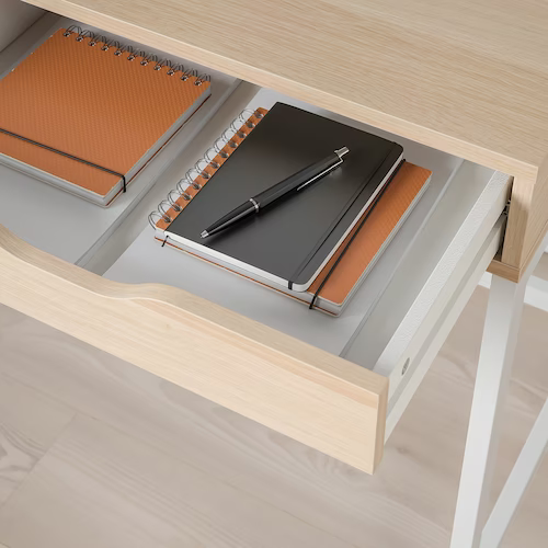 BÀN CÓ NGĂN KÉO ALEX IKEA - MÀU GỖ 132x58 cm