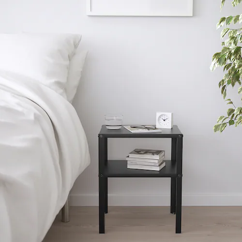 BÀN ĐẦU GIƯỜNG KNARREVIK IKEA - ĐEN 37x28 cm