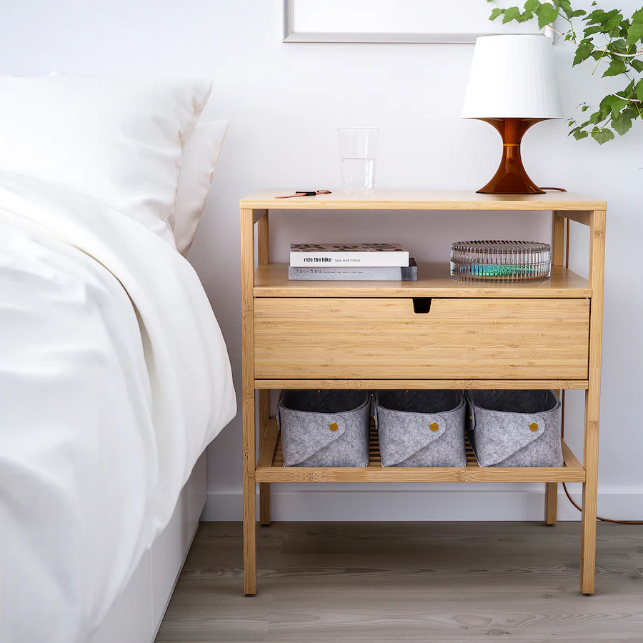 BÀN ĐẦU GIƯỜNG NORDKISA IKEA - TRE 60x40 cm