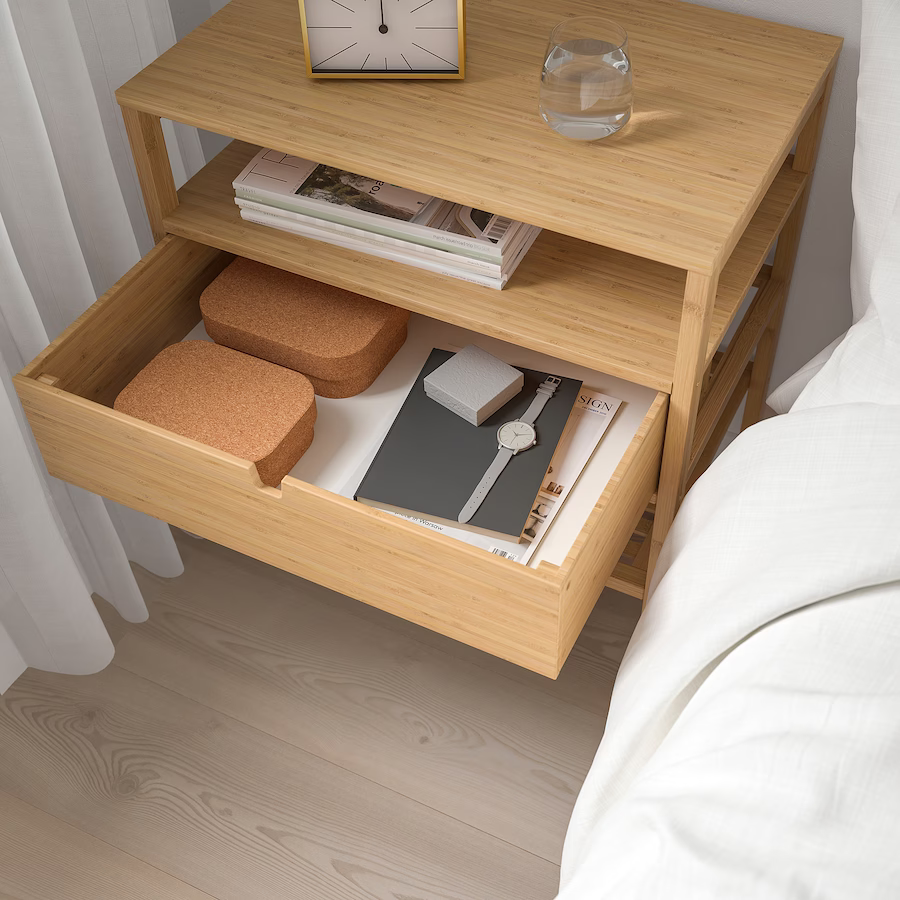 BÀN ĐẦU GIƯỜNG NORDKISA IKEA - TRE 60x40 cm
