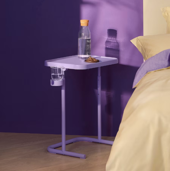 BÀN ĐỠ MÁY TÍNH SÁCH TAY BJÖRKÅSEN IKEA - TÍM