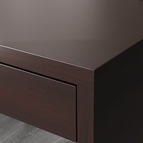 BÀN ĐÔI MICKE IKEA - NÂU ĐEN 142x50 cm