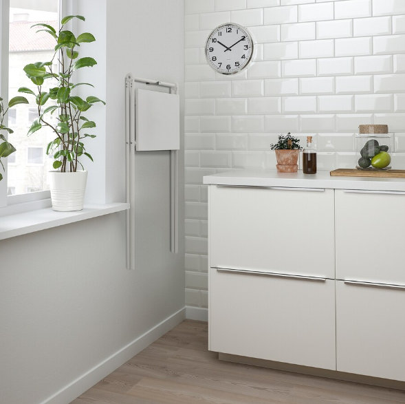 BÀN GẤP BJÖRKÅSEN IKEA - TRẮNG 59x35 cm