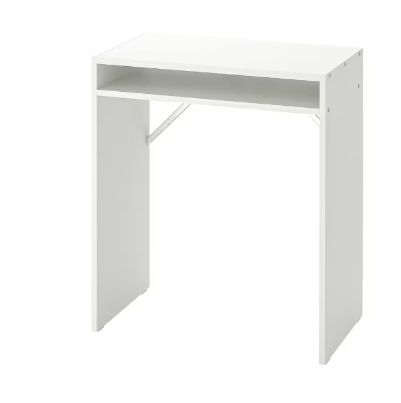 BỘ BÀN GHẾ VÀ XE ĐẨY TORALD / SMÄLLEN / HORNAVAN IKEA - TRẮNG/ĐEN