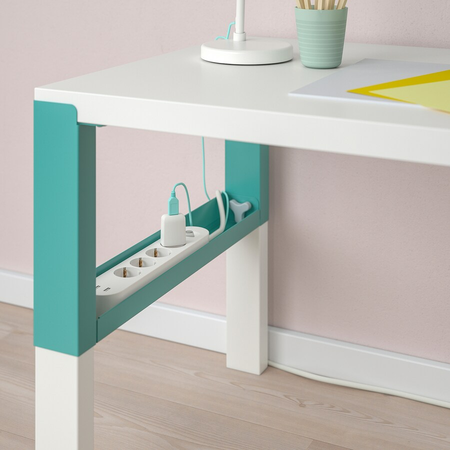 BÀN HỌC THÔNG MINH PÅHL IKEA - TRẮNG XANH NGỌC 96x58 cm