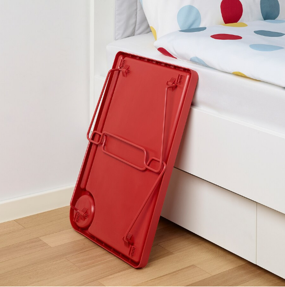 BÀN KHAY BRUKSVARA IKEA - ĐỎ