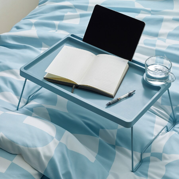 BÀN KHAY BRUKSVARA IKEA - XANH DA TRỜI