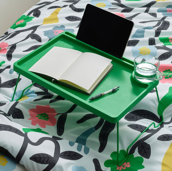 BÀN KHAY BRUKSVARA IKEA - XANH LÁ