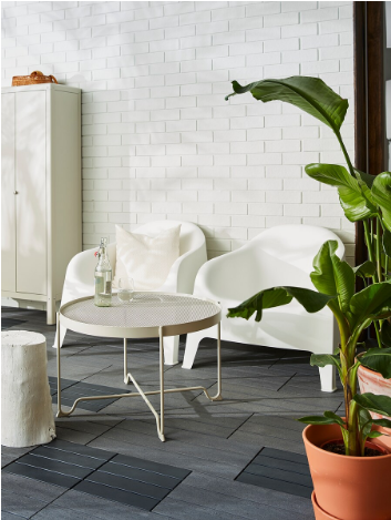 BÀN CA PHÊ NGOÀI TRỜI KROKHOLMEN IKEA - BE 73 cm