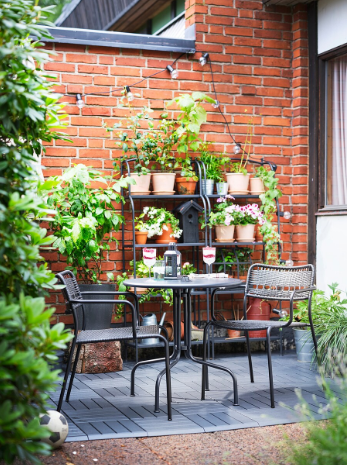 BÀN NGOÀI TRỜI LÄCKÖ IKEA - XÁM 70 cm