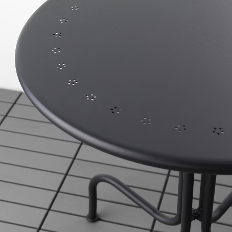 BÀN NGOÀI TRỜI LÄCKÖ IKEA - XÁM 70 cm