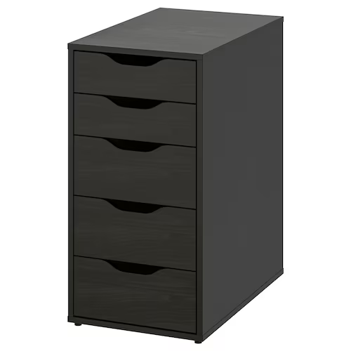 BÀN LÀM VIỆC LAGKAPTEN / ALEX IKEA - SỒI/NÂU ĐEN 140x60 cm