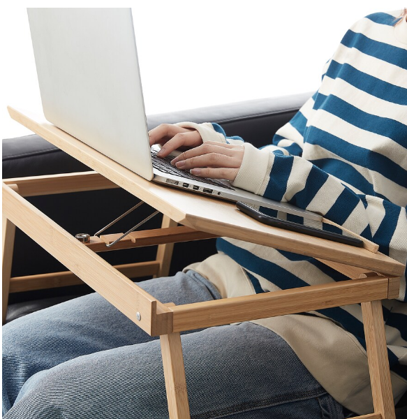 BÀN HỖ TRỢ ĐỂ LAPTOP FELFRITT IKEA - TRE 58x32x27 cm