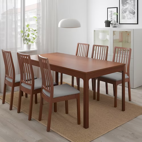 NỘI THẤT THÔNG MINH BÀN MỞ RỘNG EKEDALEN IKEA - NÂU 180 / 240x90 cm