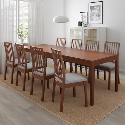 NỘI THẤT THÔNG MINH BÀN MỞ RỘNG EKEDALEN IKEA - NÂU 180 / 240x90 cm