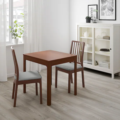 NỘI THẤT THÔNG MINH BÀN MỞ RỘNG EKEDALEN IKEA - NÂU 80 / 120x70 cm