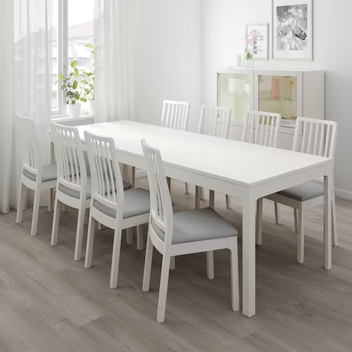 NỘI THẤT THÔNG MINH BÀN MỞ RỘNG EKEDALEN IKEA - TRẮNG 180 / 240x90 cm