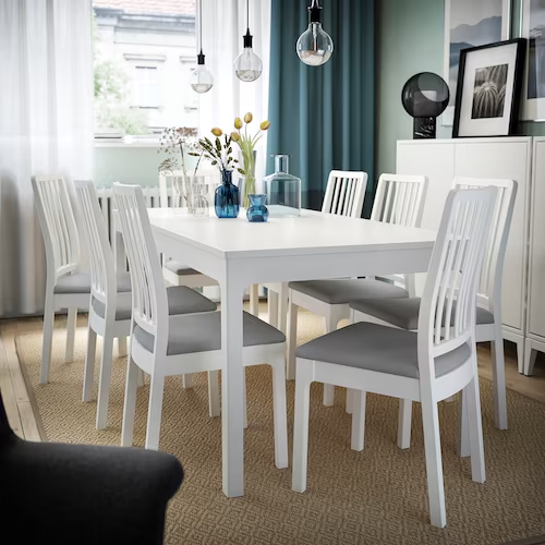 NỘI THẤT THÔNG MINH BÀN MỞ RỘNG EKEDALEN IKEA - TRẮNG 180 / 240x90 cm
