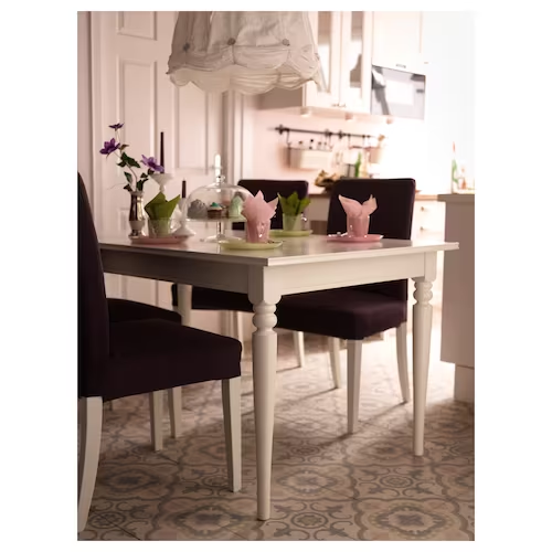 NỘI THẤT THÔNG MINH BÀN MỞ RỘNG INGATORP IKEA - TRẮNG 155 / 215x87 cm