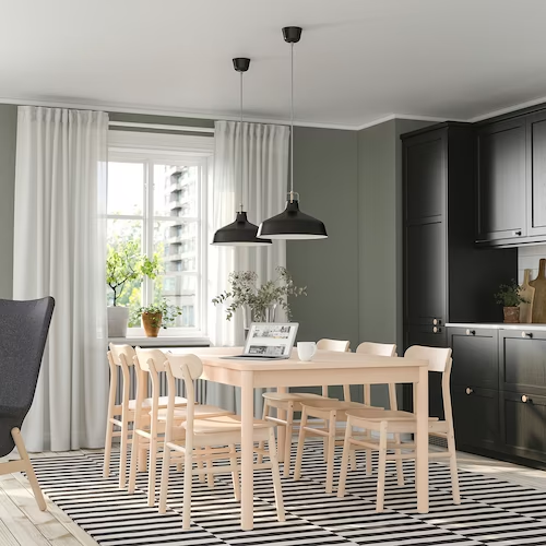 NỘI THẤT THÔNG MINH BÀN MỞ RỘNG RÖNNINGE IKEA - MÀU GỖ 180 / 235x100 cm