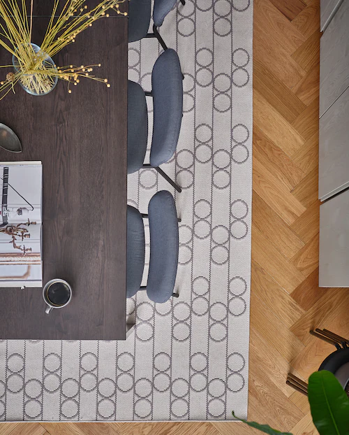 NỘI THẤT THÔNG MINH BÀN MỞ RỘNG VANGSTA IKEA - ĐEN NÂU 120 / 180x75 cm