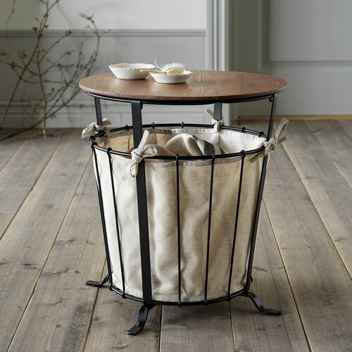 BÀN LƯU TRỮ ÄNGESBYN IKEA - ĐEN 43 cm