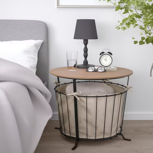 BÀN LƯU TRỮ ÄNGESBYN IKEA - ĐEN 60 cm