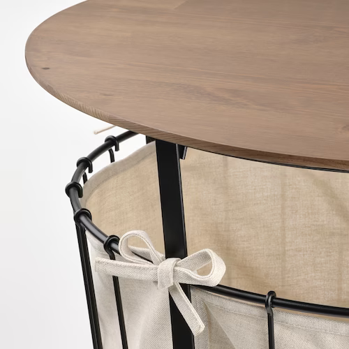 BÀN LƯU TRỮ ÄNGESBYN IKEA - ĐEN 60 cm