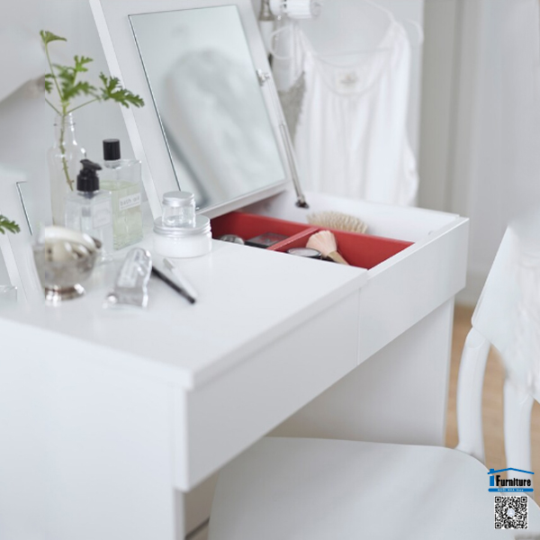 BÀN PHẤN BRIMNES IKEA - Màu trắng (70x42 cm)