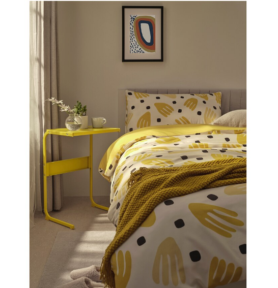 BÀN PHỤ BRUKSVARA IKEA - VÀNG 42x30 cm