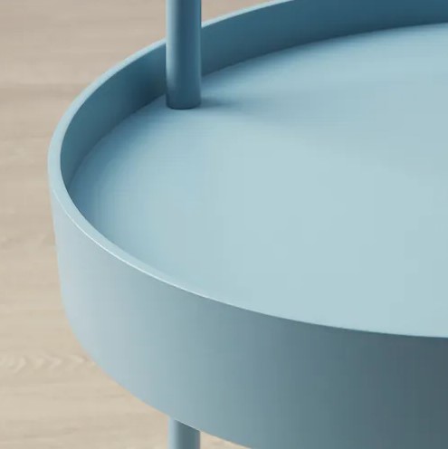BÀN PHỤ BURVIK IKEA - XANH NHẠT 38 cm