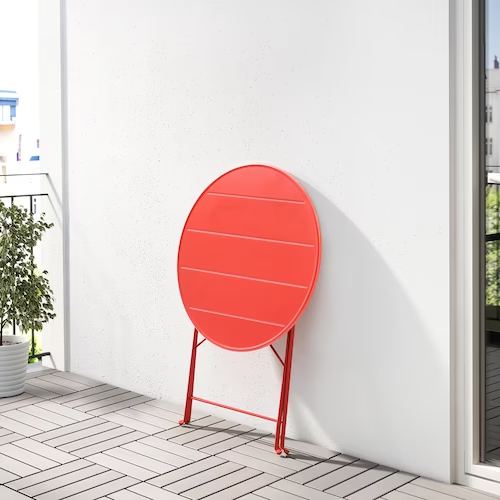 BÀN NGOÀI TRỜI SUNDSÖ IKEA - CAM ĐỎ 65 cm