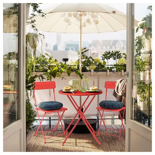 BÀN NGOÀI TRỜI SUNDSÖ IKEA - CAM ĐỎ 65 cm