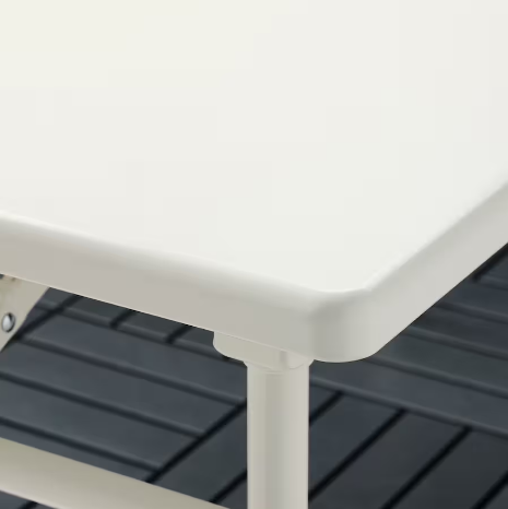 NỘI THẤT THÔNG MINH BÀN GẬP NGOÀI TRỜI TORPARÖ IKEA - TRẮNG 130x74 cm