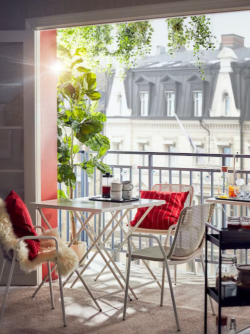 NỘI THẤT THÔNG MINH BÀN GẬP TORPARÖ IKEA - TRẮNG 70x42 cm