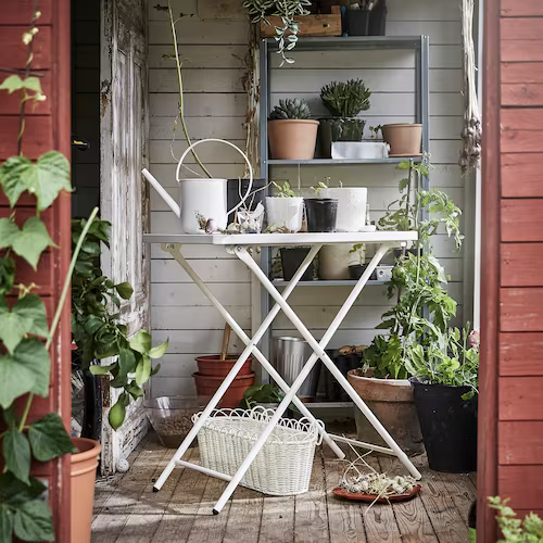 NỘI THẤT THÔNG MINH BÀN GẬP TORPARÖ IKEA - TRẮNG 70x42 cm