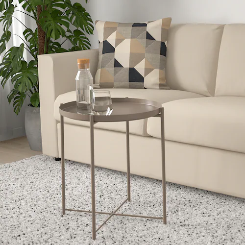 BÀN TRÀ COFFE GLADOM IKEA - BE ĐẬM 45x53 cm
