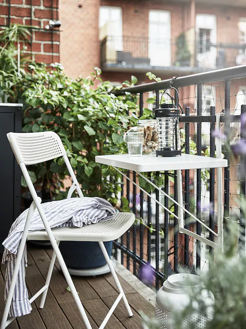 BÀN TREO BAN CÔNG TORPARÖ IKEA - TRẮNG 50 cm
