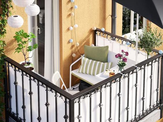 BÀN TREO BAN CÔNG TORPARÖ IKEA - TRẮNG 50 cm