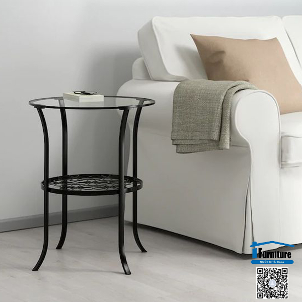 BÀN TRÀ/COFFEE KLINGSBO IKEA - ĐEN 49x62 cm